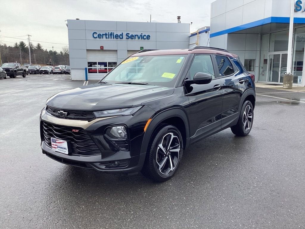 Used 2022 Chevrolet Trailblazer RS with VIN KL79MUSL2NB054435 for sale in Gardner, MA