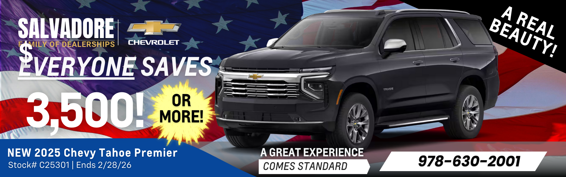 Chevy Tahoe Savings