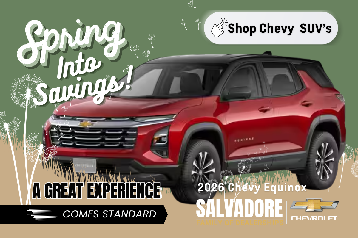 Save on Chevy SUV's at Salvadore