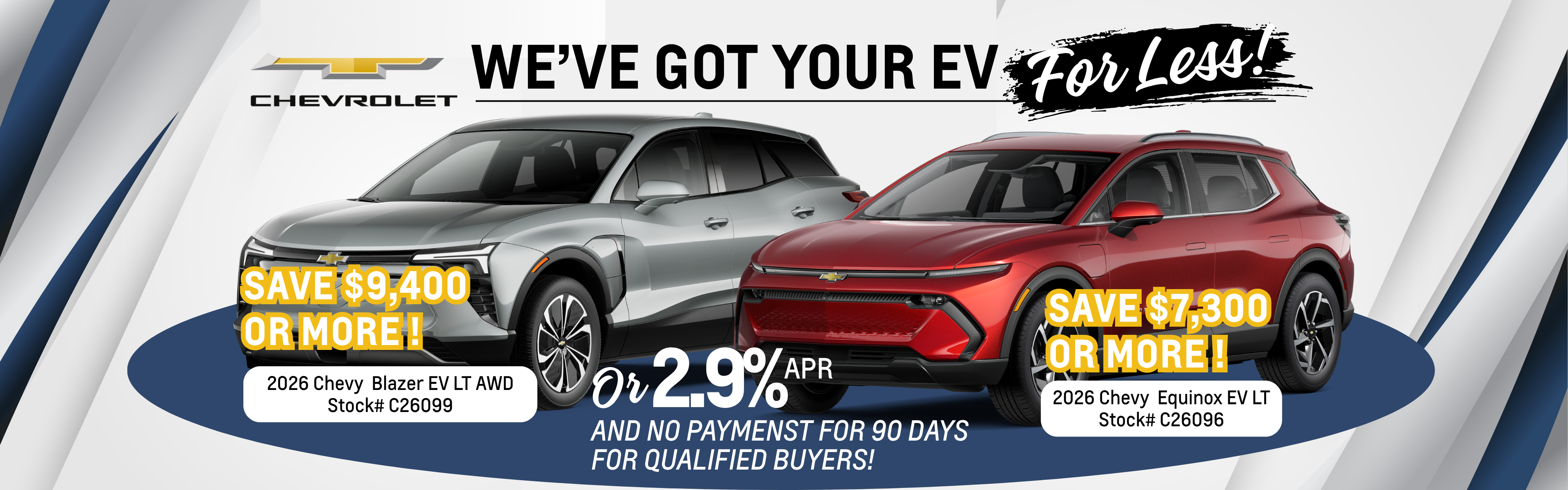 Save On Chevy EV's at Salvadore!