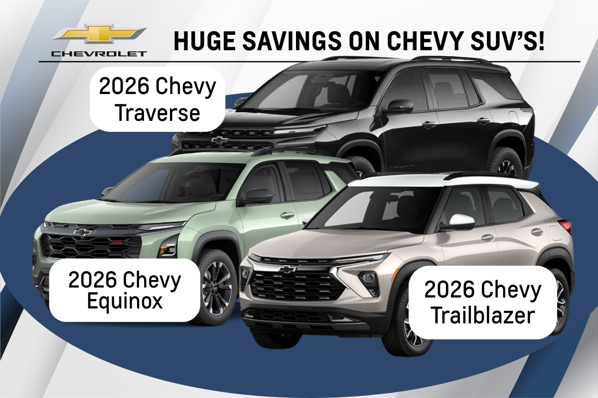 Save On Chevy SUV's