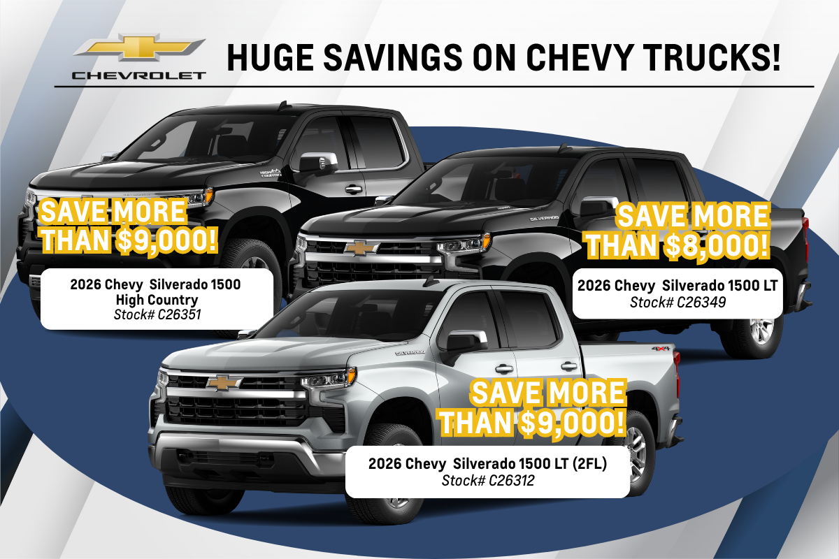 Save on Chevy Silverado at Salvadore Chevrolet
