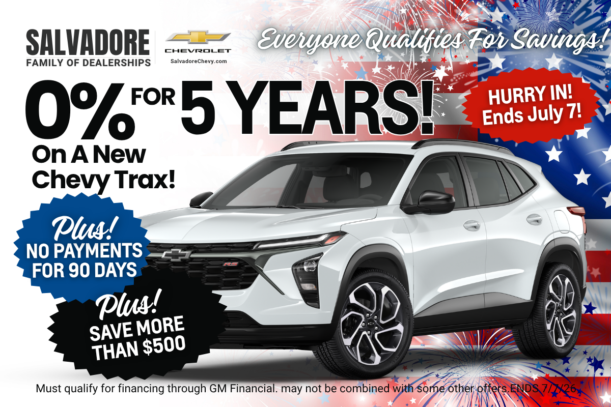Great Deal on Chevy Trax at Salvadore