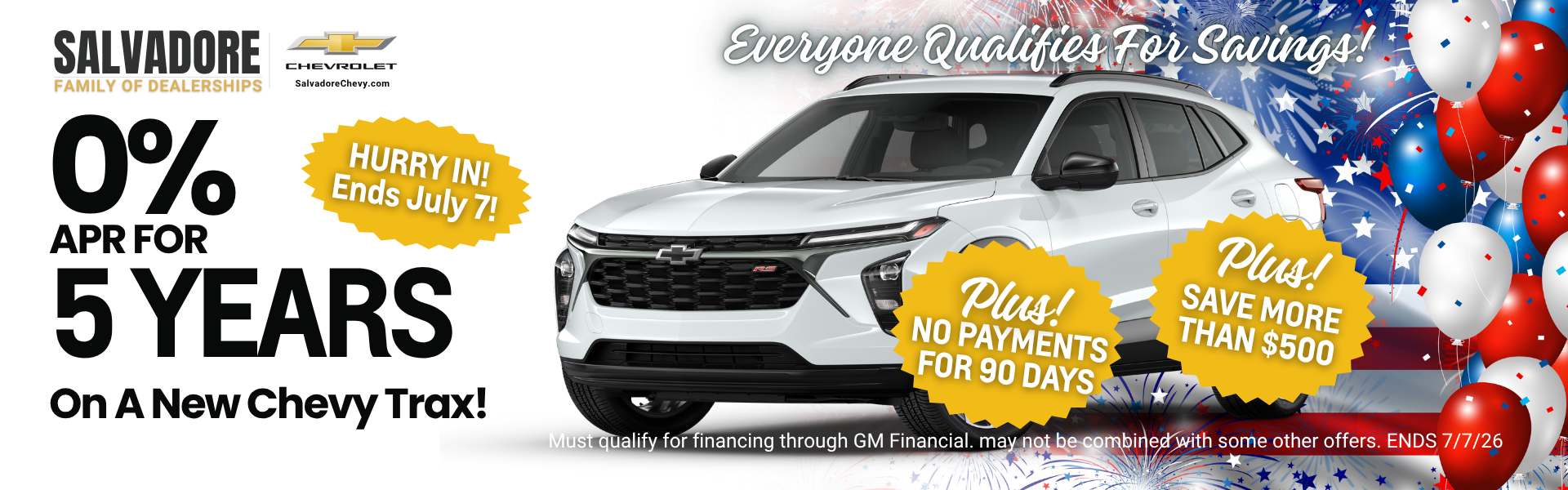 Great Deal on Chevy Trax at Salvadore