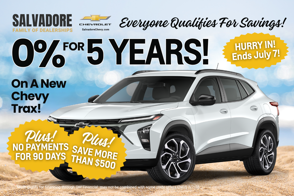 Great Deal on Chevy Trax at Salvadore