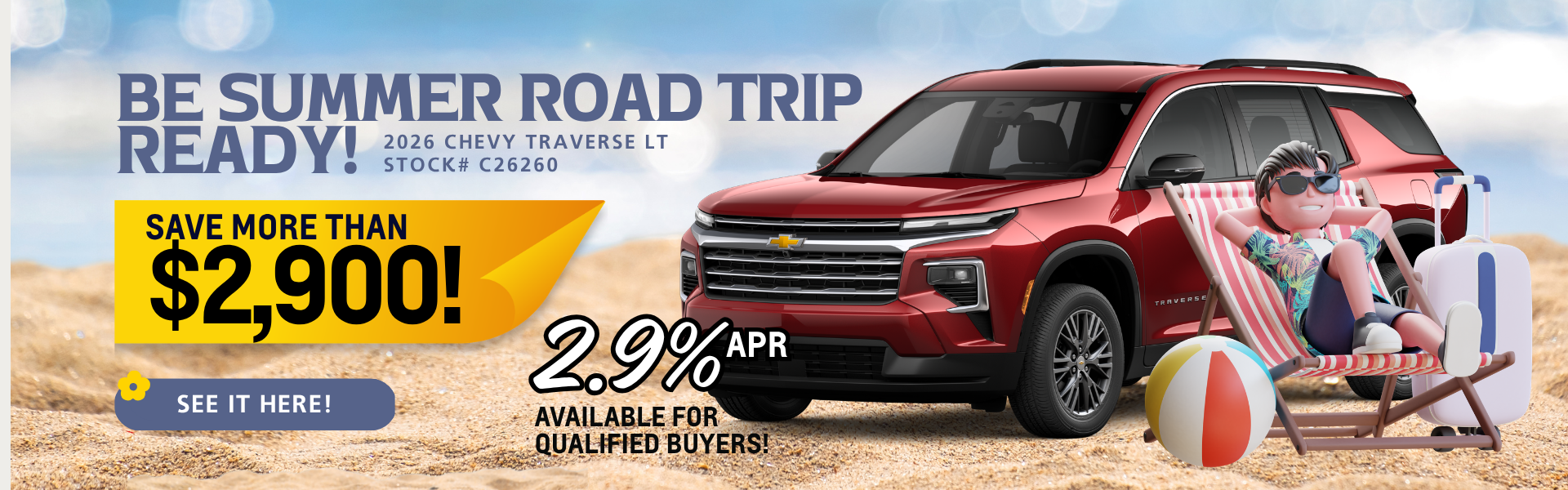 Save on Chevy Traverse At Salvadore