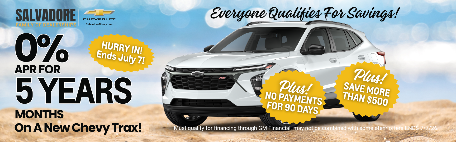 Great Deal on Chevy Trax at Salvadore