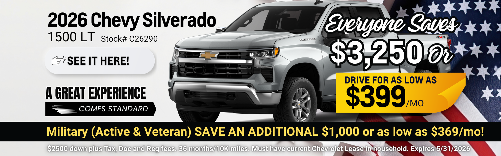 Save Thousands On Silverado at Salvadore Chevrolet