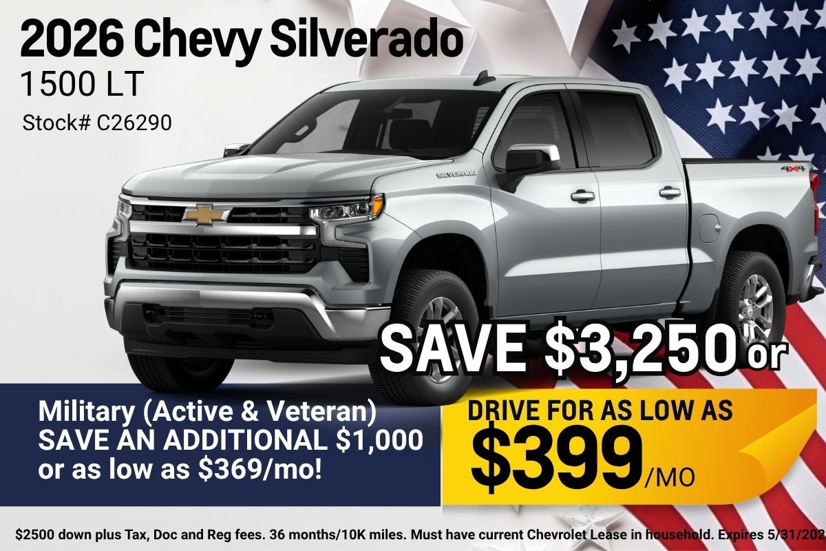 Save on Chevy Silverado at Salvadore Chevrolet