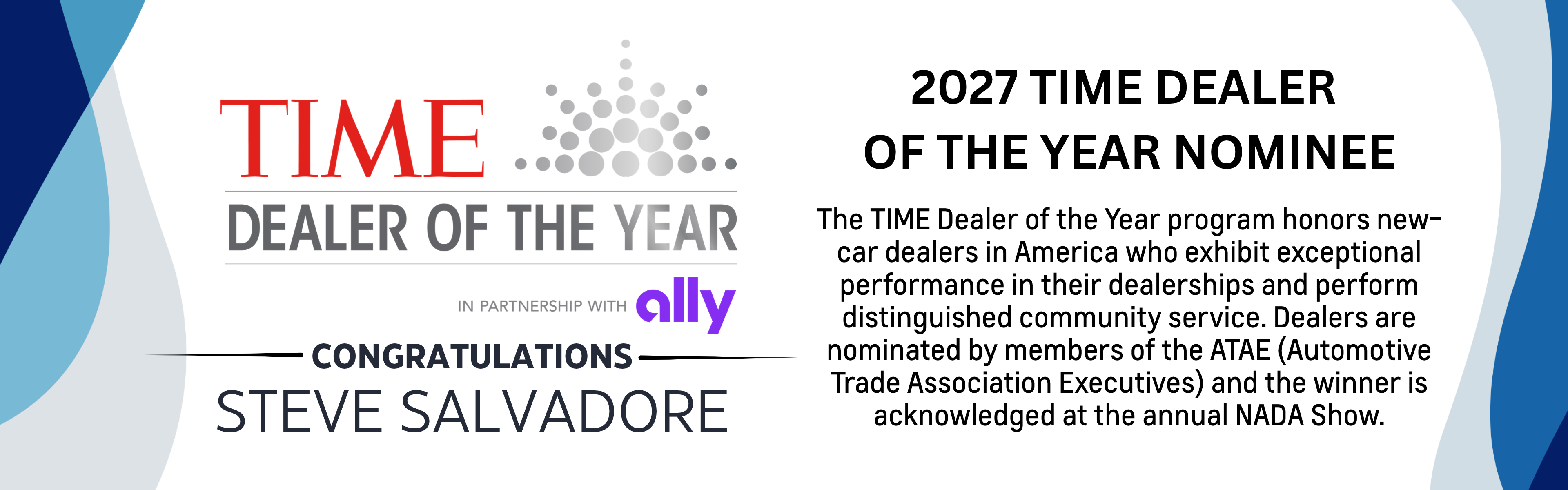 2027 Time Dealer of The Year