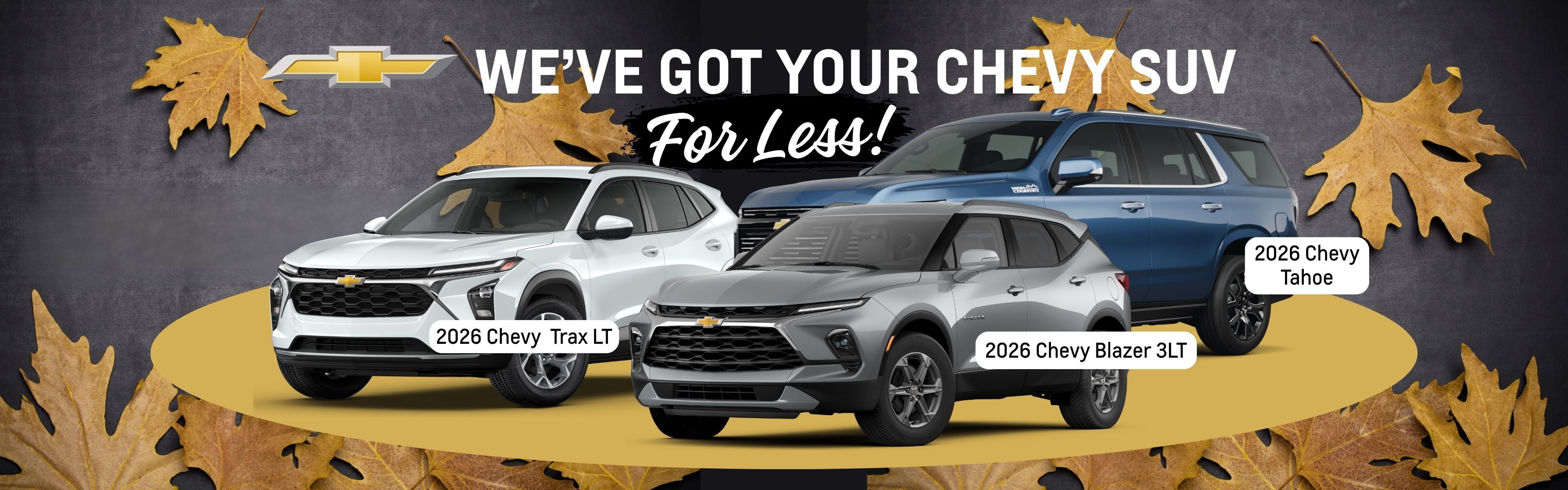 Save On Chevy SUV's at Salvadore!