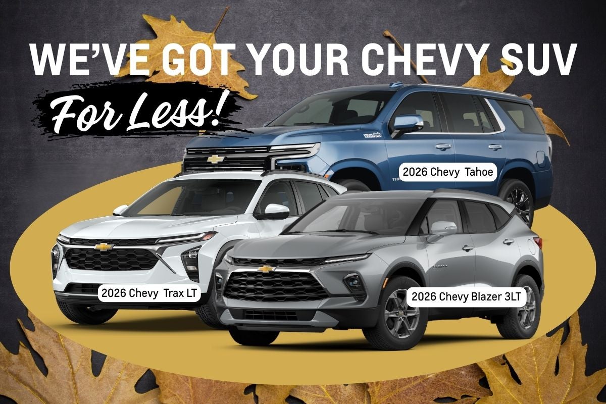 Save on Chevy SUV's at Salvadore